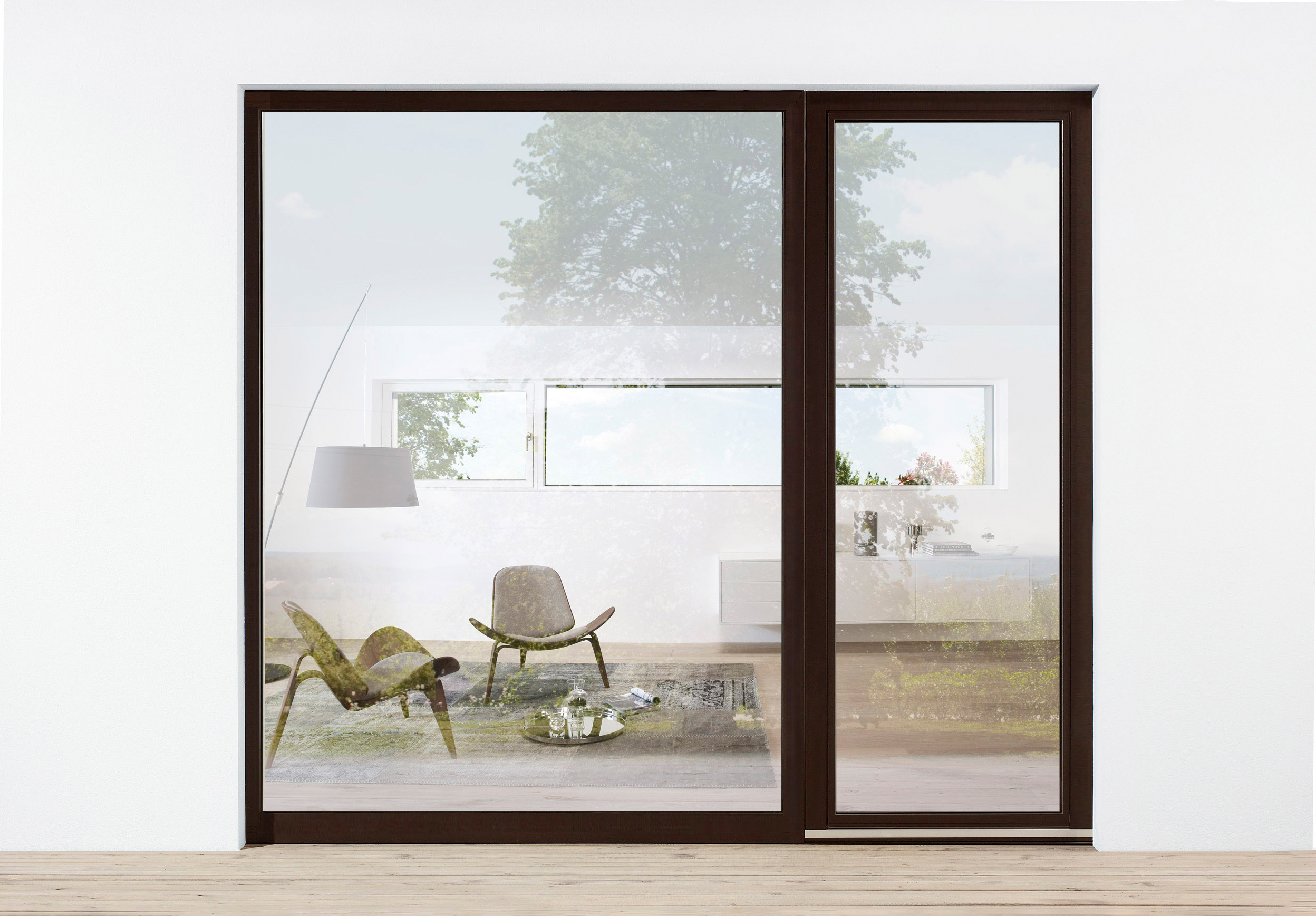 Herkömmliche Fixverglasung